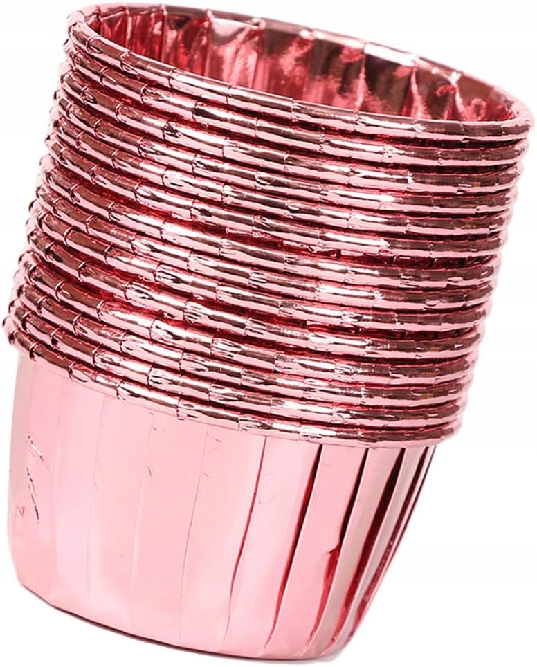 Papilotki Do Muffinek Złote 50x40 Kubeczki Foremki Na Babeczki Złoty 50szt