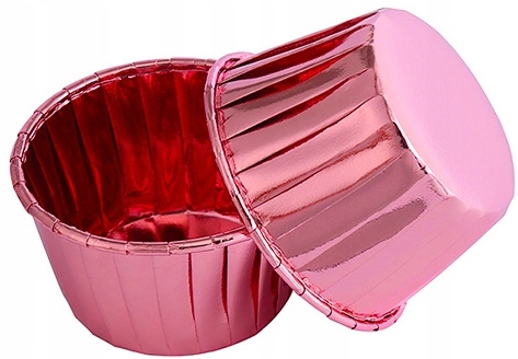 Papilotki Do Muffinek Złote 50x40 Kubeczki Foremki Na Babeczki Złoty 50szt