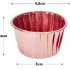 Papilotki Do Muffinek Złote 50x40 Kubeczki Foremki Na Babeczki Złoty 50szt