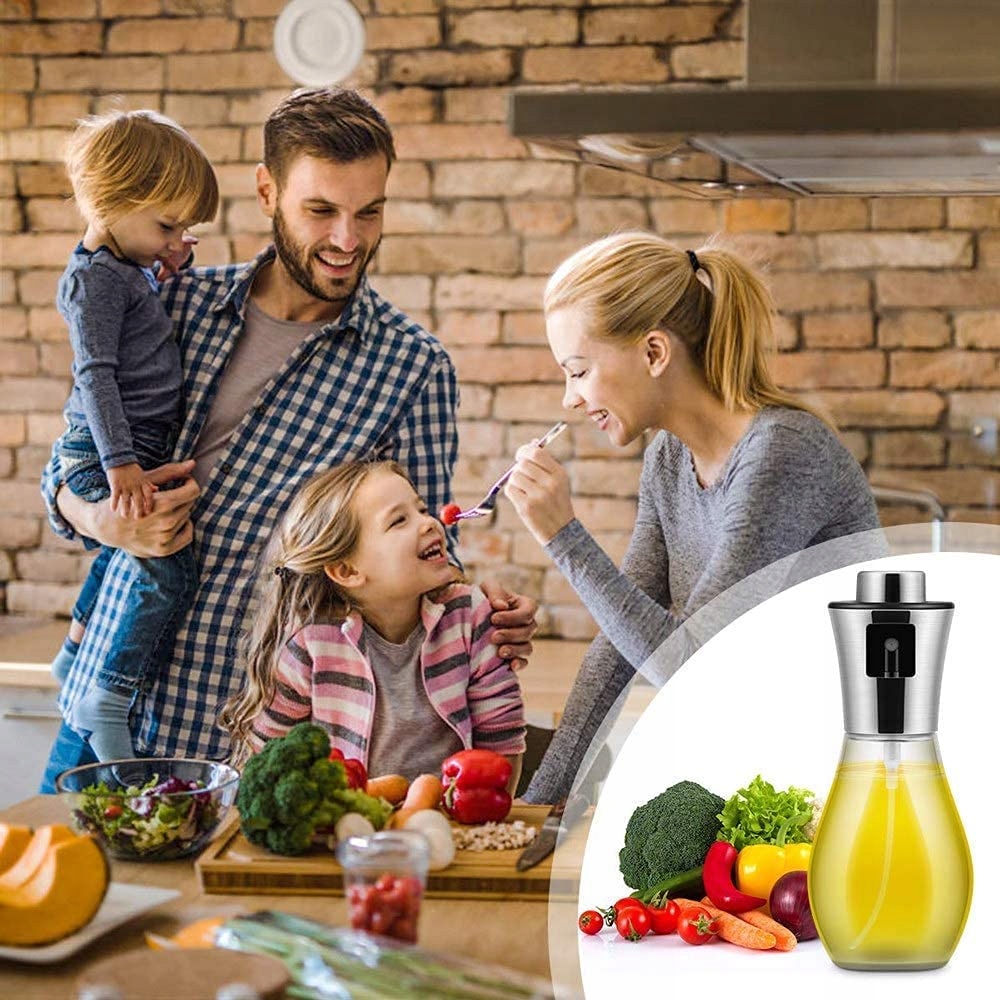 Spryskiwacz Do Oleju Oliwy Octu Rozpylacz Dozownik W Sprayu Szklany 200ml