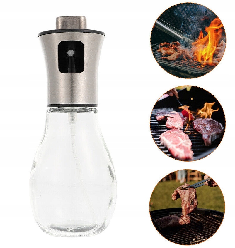 Spryskiwacz Do Oleju Oliwy Octu Rozpylacz Dozownik W Sprayu Szklany 200ml