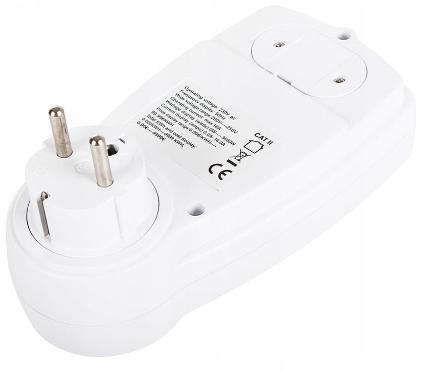 Watomierz Miernik Licznik Energii Elektrycznej Lcd