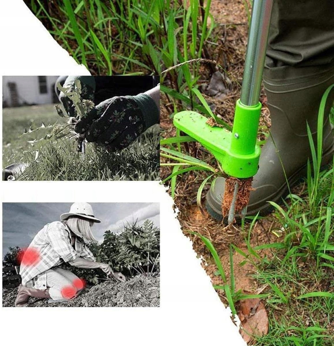 image-708.jpeg Wyrywacz Wycinak Do Usuwania Chwastów Ogrodowy Teleskopowy Chwastownik