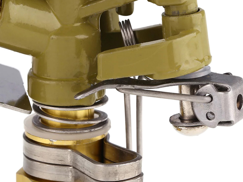 Zraszacz Trawy Ogrodowy Pulsacyjny Metalowy Obrotowy 360 Do Podlewania