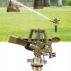 Zraszacz Trawy Ogrodowy Pulsacyjny Metalowy Obrotowy 360 Do Podlewania