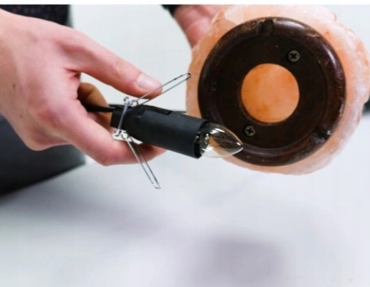 Lampa Solna Zdrowotna Jonizator Sól Himalajska Lampka Nocna Soli Naturalna