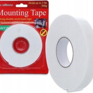 Taśma Samoprzylepna Dwustronna Montażowa Piankowa Mocna Uniwersalna