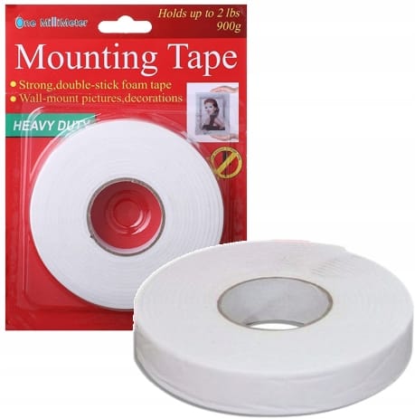 Taśma Samoprzylepna Dwustronna Montażowa Piankowa Mocna Uniwersalna
