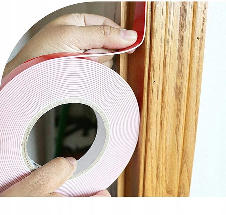Taśma Samoprzylepna Dwustronna Montażowa Piankowa Mocna Uniwersalna
