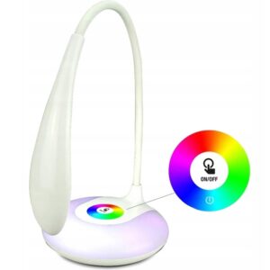 Lampka Biurkowa Led Na Biurko Lampa Szkolna Rgb Barwy Dotyk Usb Stojąca