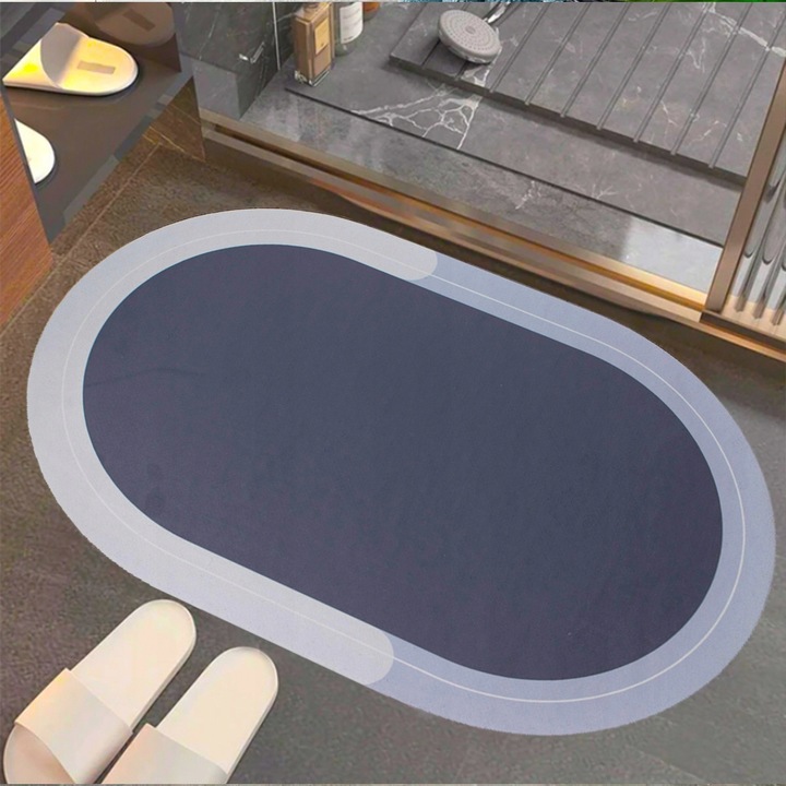 Mata Łazienkowa Szybkoschnąca Dywanik Chłonny Antypoślizgowy Do Łazienki