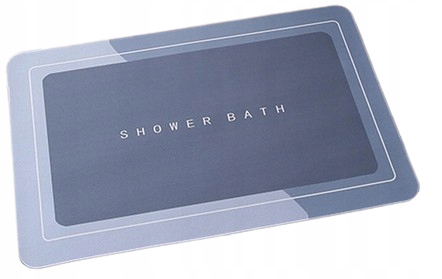 Mata Łazienkowa Szybkoschnąca Prostokąt Dywanik Chłonny Antypoślizgowy