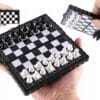 image-93.jpeg Szachy Magnetyczne Gra Warcaby Mini Zestaw Podróżny Składany Turystyczny