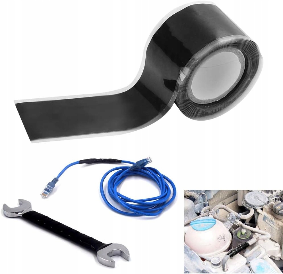 Taśma Naprawcza Kauczukowa Do Naprawy Uszczelniania Silikonowa 2,5x300cm