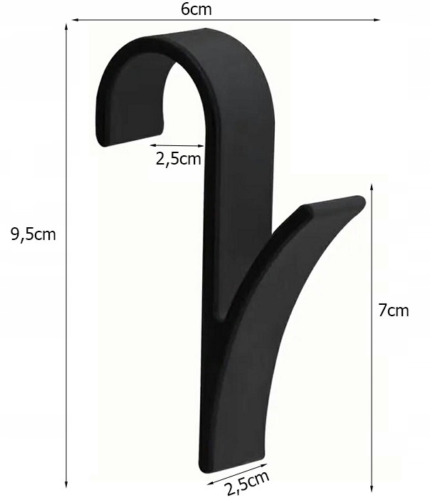 2x Haczyk Wieszak Na Kaloryfer Grzejnik Łazienkowy Drzwi Drzwiczki Ręcznik