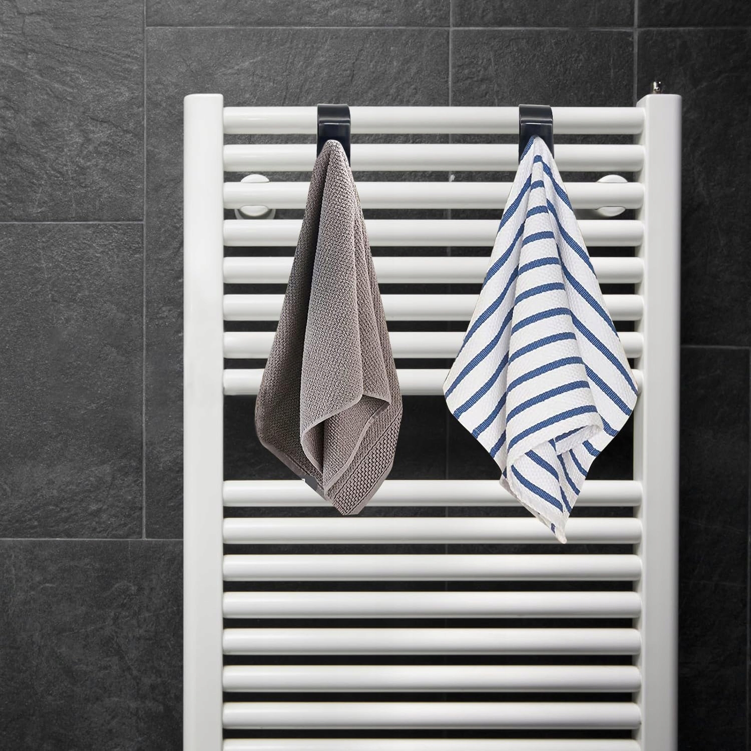 2x Haczyk Wieszak Na Kaloryfer Grzejnik Łazienkowy Drzwi Drzwiczki Ręcznik