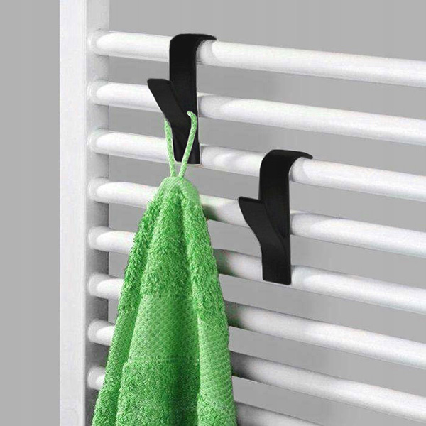 2x Haczyk Wieszak Na Kaloryfer Grzejnik Łazienkowy Drzwi Drzwiczki Ręcznik