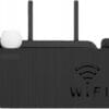 Uchwyt Ścienny Półka Naścienna Osłona Na Router Wifi Switch Czarna