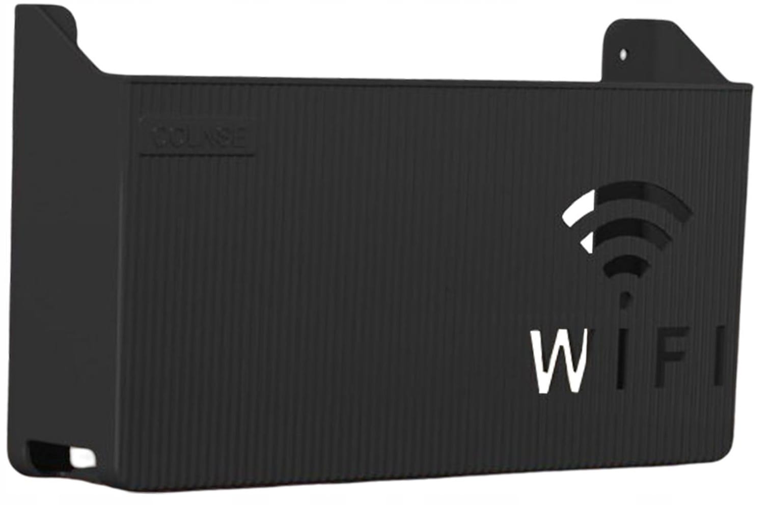Uchwyt Ścienny Półka Naścienna Osłona Na Router Wifi Switch Czarna