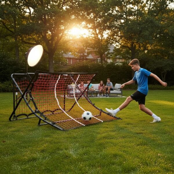 Trenażer Ścianka Do Piłki Nożnej Rebounder Celownik Bramka Treningowa Rama