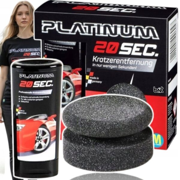 Zestaw Do Usuwania Rys Zarysowań Na Aucie Pasta Zarysowania Gąbka Platinium