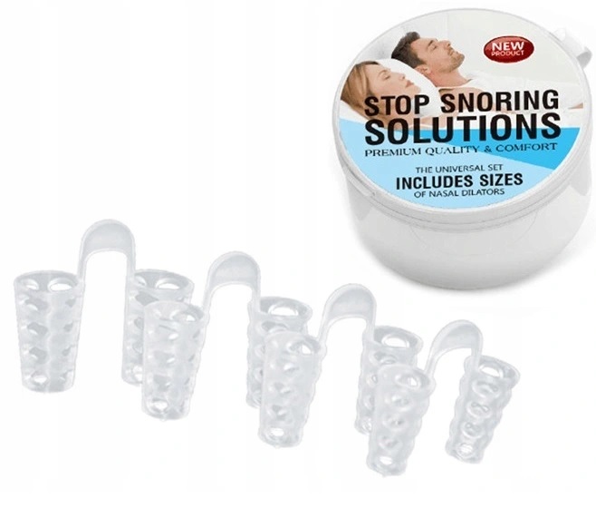 4szt Wkładki Do Nosa Przeciw Chrapaniu Chrapanie Zatyczki Lepsze Oddychanie