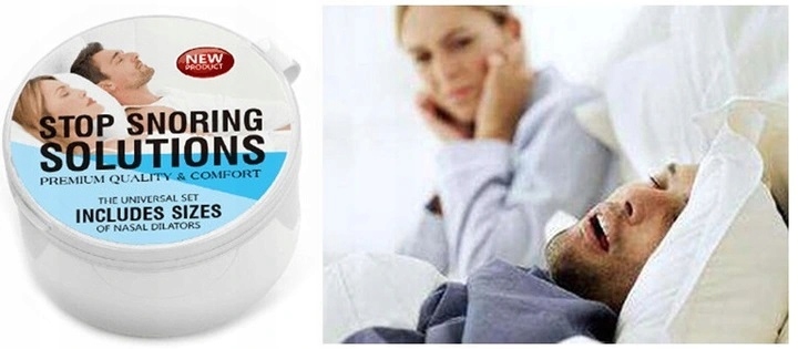 4szt Wkładki Do Nosa Przeciw Chrapaniu Chrapanie Zatyczki Lepsze Oddychanie