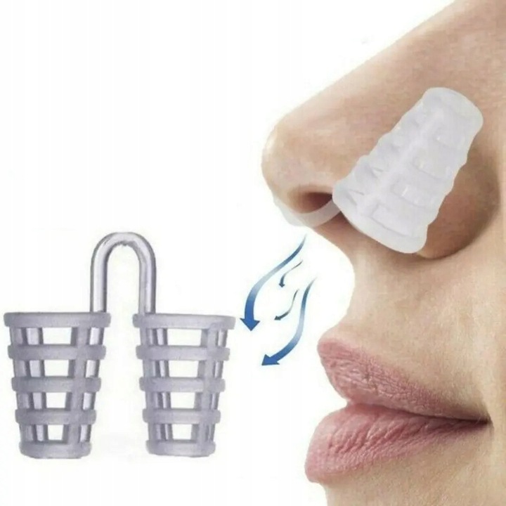 4szt Wkładki Do Nosa Przeciw Chrapaniu Chrapanie Zatyczki Lepsze Oddychanie