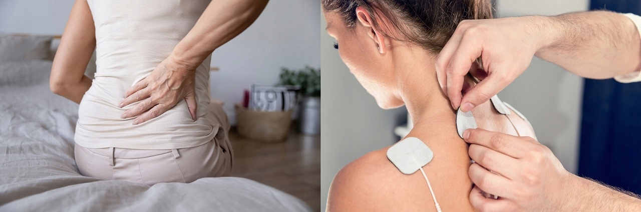 Elektrostymulator Mięśni Nerwów Tens Ems Silny Stymulator Masażer Elektrody