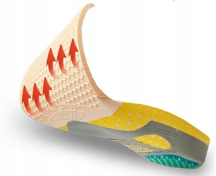 Wkładki Do Butów Odciążające Przeciwbólowe 35-40 Ortopedyczne Płaskostopie