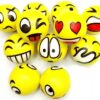 Piłka Piłeczka Piankowa Antystresowa Gniotek Mięka Buźki Emotki Emoji 12szt