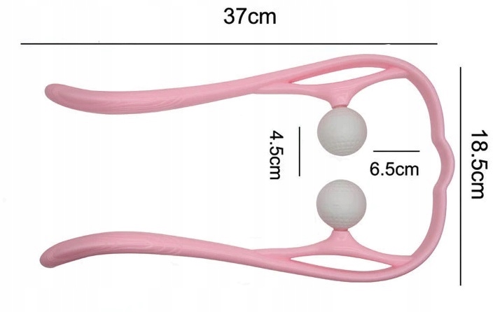 Masażer Karku Pleców Kręgosłupa Szyi Masaż Rozlunijący Rozciągający Masaż