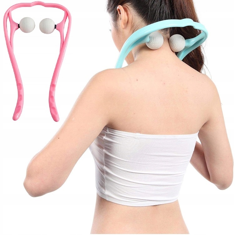 Masażer Karku Pleców Kręgosłupa Szyi Masaż Rozlunijący Rozciągający Masaż