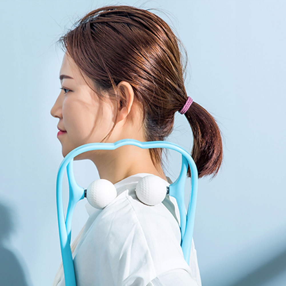 Masażer Karku Pleców Kręgosłupa Szyi Masaż Rozlunijący Rozciągający Masaż