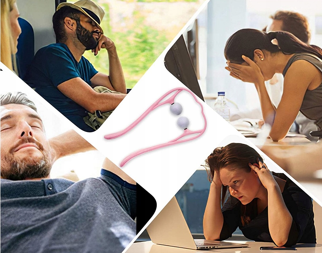 Masażer Karku Pleców Kręgosłupa Szyi Masaż Rozlunijący Rozciągający Masaż