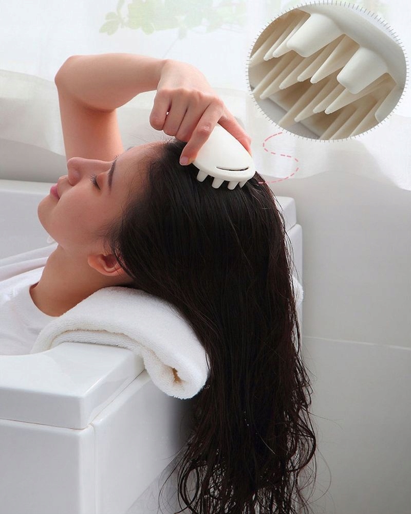 Myjka Mycia Głowy Szczotka Porost Włosów Masażer