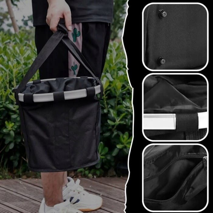 Kosz Rowerowy Przedni Na Rower Kierownicę Koszyk Do Roweru Duży Torba Click