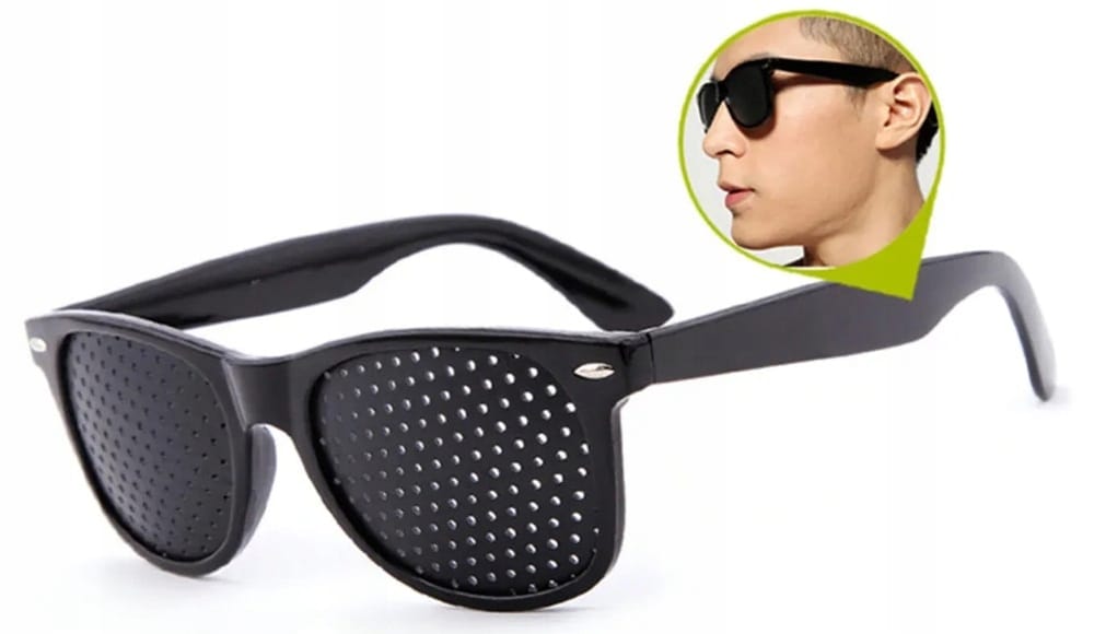 image-10178.jpeg Okulary Ajurwedyjskie Z Dziurkami Do Czytania Damskie Męskie Leczące Wzrok