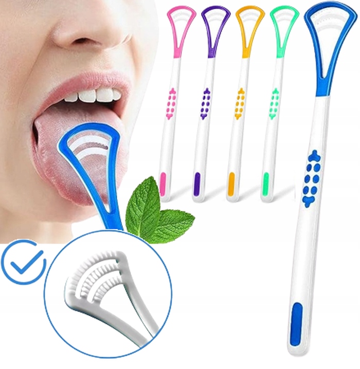 Czyścik Skrobak Szczoteczka Do Czyszczenia Języka Skrobaczka 1 Sztuka