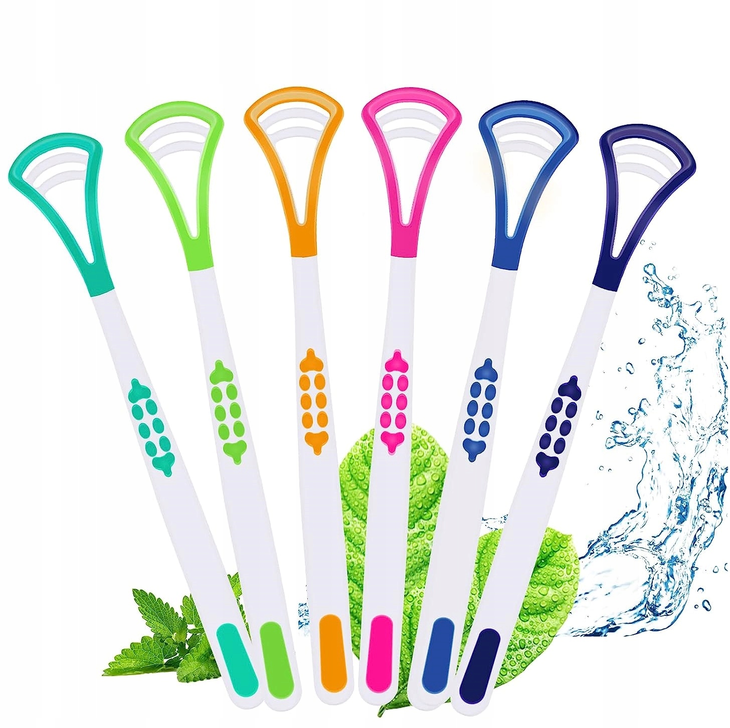 Czyścik Skrobak Szczoteczka Do Czyszczenia Języka Skrobaczka 2 Sztuki