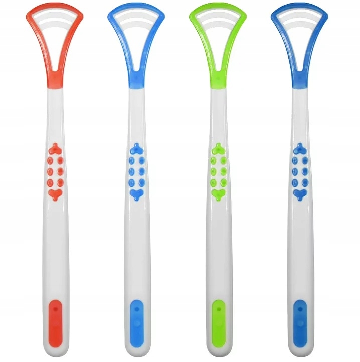 Czyścik Skrobak Szczoteczka Do Czyszczenia Języka Skrobaczka 2 Sztuki