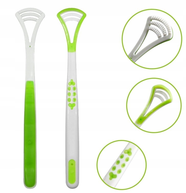 Czyścik Skrobak Szczoteczka Do Czyszczenia Języka Skrobaczka 2 Sztuki