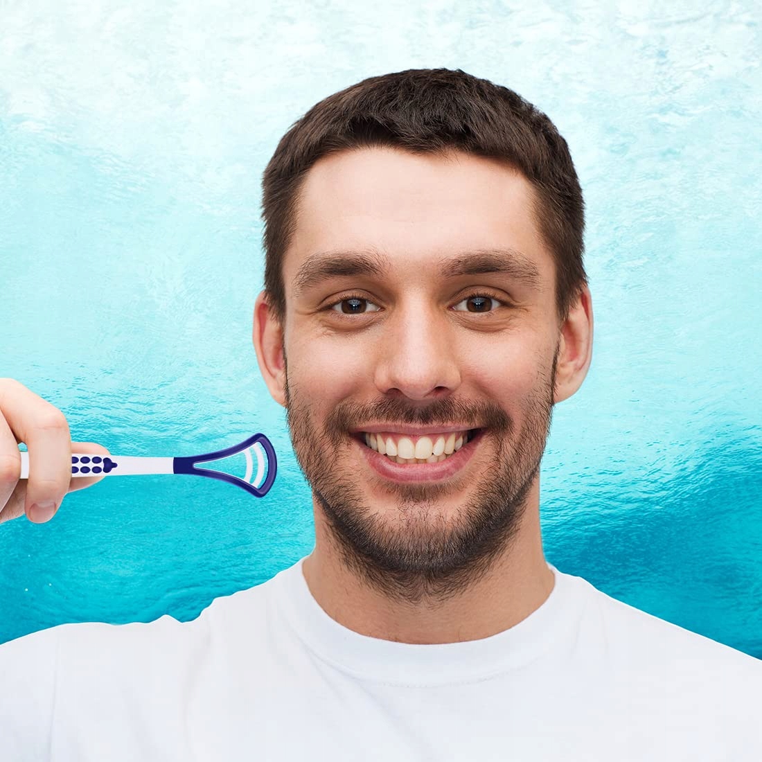 Czyścik Skrobak Szczoteczka Do Czyszczenia Języka Skrobaczka 2 Sztuki