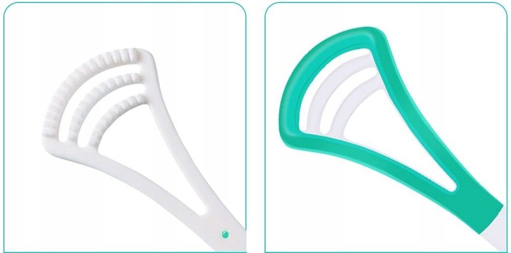 Czyścik Skrobak Szczoteczka Do Czyszczenia Języka Skrobaczka 2 Sztuki