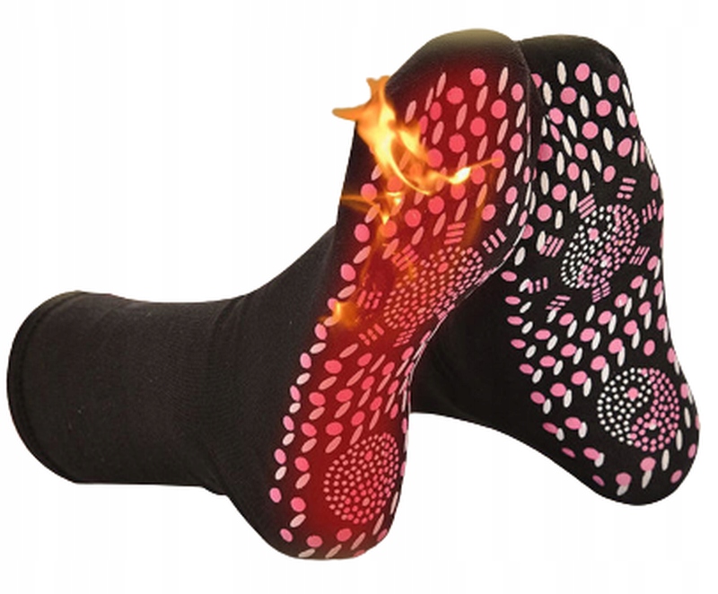 Samonagrzewające Skarpetki Turmalinowe Na Żylaki