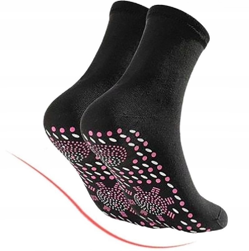 Samonagrzewające Skarpetki Turmalinowe Na Żylaki