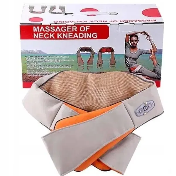 Masażer Shiatsu Szyi Karku Pleców Ciała Grzejący Podgrzewany Masaż