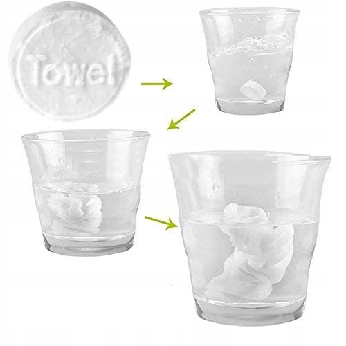 Gaza Kompres Ręcznik W Tabletce Turystyczna Chusteczka Ręczniki 100 Sztuk