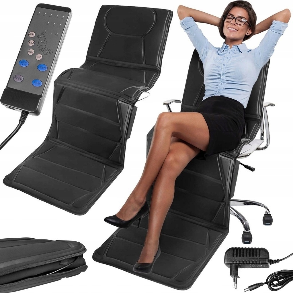Materac Masujący Mata Poduszka Masująca Do Masażu Ciała Szyi Kręgosłup Nóg