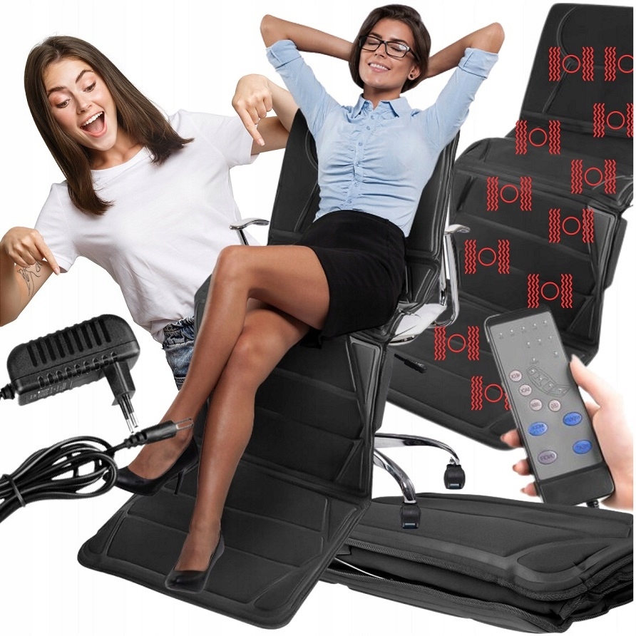 Materac Masujący Mata Poduszka Masująca Do Masażu Ciała Szyi Kręgosłup Nóg